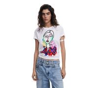 Desigual TS_MISURI, 1000 White, L