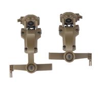 TS TAC-SKY Adaptador De Riel For Casco Táctico, Accesorios De Tiro For PELTOR ComTac Airsoft, Montaje De Auriculares Compatible con Ops Core ARC Team Wendy MLOK Rail (Color : T)