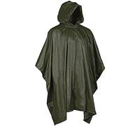 TS Tactical Store Chubasquero Poncho de lluvia con capucha impermeable ligero 1600mm Color Verde OD Multifuncional: Toldo, manta suelo camping o manta picnic para senderismo, ciclismo MILTEC LC