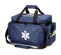 TS TAKE SPORT - Botiquín médico deportivo grande (vacío) - Bolsa de primeros auxilios profesional 53 cm con compartimentos modulables - Kit de emergencia sanitaria azul