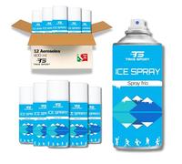 TS Take Sport® Spray Frío Instantáneo 400 ml Pack 12 - Hielo Instantáneo para Lesiones, Esguinces, Contusiones y Primeros Auxilios - Spray Profesional para Deportistas y Fisioterapia