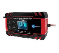 Tsadeer Coche Arrancador de Salto de Emergencia 12V/24V Banco de Cargador de BateríA Pantalla LCD Enchufe de la UE