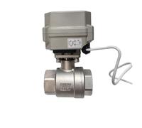 Tsaifan DN32 High Platform Electric Valve SS304 15Nm ISO5211 F03,F05 Mounting pad with Power Fail Safe and Position Feedback(NPT_AC110V TO 230V_CR301)