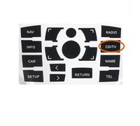 TSALON Compatible con Audi A6 C6 Etiqueta de botón Control Multimedia Controlador de Temperatura climática Piezas de Repuesto Interiores Pegatinas Interiores de Coche (Color : Multimedia Type B)