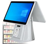 Tsampa Caja registradora Inteligente Todo en uno con Pantalla táctil de 15,6 Pulgadas, 8 GB de RAM, 128 GB de SSD, ángulo Ajustable, para Comercio minorista, restauración
