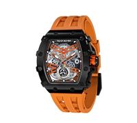 TSAR BOMBA Reloj Hombre Reloj de Pulsera Mecánico Automático Diseño Tonneau Caja de Acero Inoxidable 316 para Hombre Reloj Militar Impermeable de 50M Deportivo de Lujo Regalo Hombre