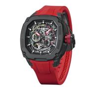 TSAR BOMBA Relojes de lujo para hombre, reloj automático intercambiable con materia oscura, Blared