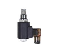 TSCFHGQI Electroválvula de Cartucho roscado de 2 Posiciones y 2 vías, bidireccional, Normalmente Cerrada, DHF10-228 SV10-28 2NCSP, CA 220 V, CC 24 V, CC 12 V(NC Spool DC24V Coil)