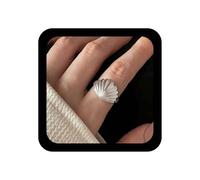 TseenYi Anillo de ópalo ovalado bohemio de plata creada con piedra lunar, anillo de ópalo de fuego vintage, anillos apilables de ópalo de fuego, bisel de piedras preciosas, anillos de uso lácteo