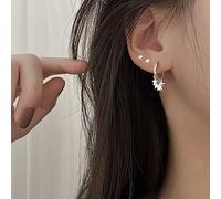 TseenYi Estrella Cuelgan Pendientes Huggie Boho Borla Estrellas Pendientes De Aro Pequeñas Estrellas Borla Aro Huggie Pendientes De Plata Pendientes De Estrellas Joyas Para Mujeres Y Niñas Regalos