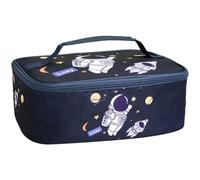 Tsffae De Astronauta De Dibujos Animados para Niños - Bolsa De Almuerzo Portátil con Aislamiento Térmico - Bolsa Térmica De Viaje para Picnic Aire Libre para Niños Y Niñas