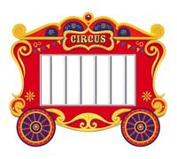 Tsffae Decoración para Fiestas De Circo, Fondo Fotográfico con Forma De Jaula De Carnaval, Pancarta Grande con Accesorios De Circo para Colgar, Ideal para Cumpleaños De Niños Y Niñas O Baby Showers.