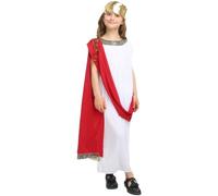 Tsffae Disfraz Romano para Niños, Niñas Y Niños, Disfraz De Toga Griega, Disfraz De Filósofo De Los Mitos Griegos Antiguos, Nobleza Romana, Afrodita, Atenea, Disfraces De Halloween para Cosplay