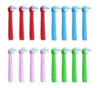 Tsffsy Conjunto de cepillo de dientes de 16 piezas para niños para B oral B, cabezas de cepillo para niños para cepillo de dientes eléctrico recargable con embalaje