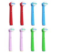 Tsffsy Conjunto de cepillo de dientes de 8 piezas para niños para B oral B, cabezas de cepillo para niños para cepillo de dientes eléctrico recargable con embalaje