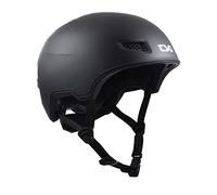 TSG All Terrain Solid Color Casco Sk8/trott/bicicleta/wake/esquí/snow, Unisex Adulto, Negro Satinado, L-XL