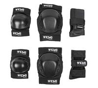 TSG Basic - Set de Protecciones, Color Negro, Talla M
