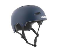 TSG Evolution Solid Color Casco de Skateboarding, Unisex Adulto, Azul (Satin Blue), S/M (54-56 cm)