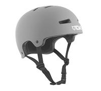 TSG Evolution Solid Color Casco de Skateboarding, Unisex Adulto, Gris (Satin Coal), S/M (54-56 cm)