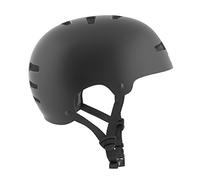 TSG Evolution Solid Color Casco de Skateboarding, Unisex Adulto, Negro (Satin Black), S/M (54-56 cm)