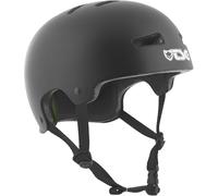 TSG Evolution Solid Color Casco de Skateboarding, Unisex adulto, Negro (Satin Black), S/M (54-56 cm)