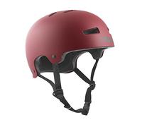 TSG Evolution Solid Color Casco de Skateboarding, Unisex Adulto, Rojo (Satin Oxblood), L/XL (57-59 cm)