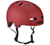 TSG Evolution Solid Color Casco de Skateboarding, Unisex Adulto, Rojo (Satin Oxblood), S/M (54-56 cm)