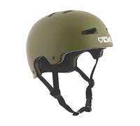 TSG Casco de Skate Evolution – Unisex Adulto Satin Oliva L/XL (57-59 cm)