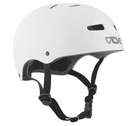 TSG Skate/BMX Solid Color - Casco para monopatín, Color Blanco, Talla S/M