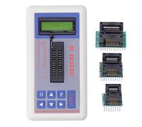 TSH-06F Probador de circuitos integrados, medidor de transistores IC con modos AUTO de 5 V y 3,3 V, probador de chips lógicos y de amplificadores operacionales para ingenieros y (Con terminales)