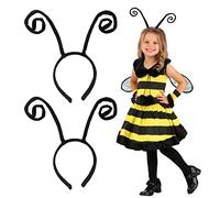 TSHAOUN 2 Piezas Banda de Pelo de Disfraz de Diadema de Antena de Mariposa,antenas de hormigas,antenas abeja,diadema mariposa,Fiesta De Halloween Diadema De Mariposa De Aro De Pelo (2 Piezas)