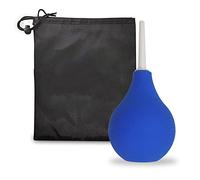 TSHAOUN Kit Enema Bulbo De Silicona 160 Ml Para El Lavado Anal Ducha Anal Limpia Para Hombres y Mujeres Reutilizable Con Boquillas Cómodas y Desmontables y Bolsa Impermeable Negra
