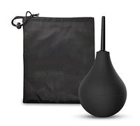 TSHAOUN Kit Enema Bulbo De Silicona 160 Ml Para El Lavado Anal, Ducha Anal Limpia Para Hombres y Mujeres Reutilizable Con Boquillas Cómodas y Desmontables y Bolsa Impermeable Negra