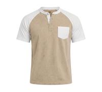 Tshirt Hombre - Camiseta De Verano Style para Uso Diario Informal Top De Mezcla Transpirable De Manga Corta Y Corte CláSico