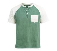 Tshirt Hombre - Camiseta De Verano Style para Uso Diario Informal Top De Mezcla Transpirable De Manga Corta Y Corte CláSico