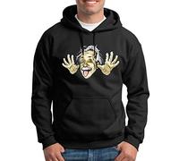 TShirt-People Albert Einstein Sheldon Genie - Sudadera con capucha para hombre negro M