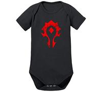 TShirt-People Body para bebé con el símbolo de Horde negro 0-3 Meses