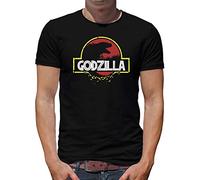 TShirt-People Godzilla Park Japan Rim Tokyo - Camiseta para hombre Negro XL
