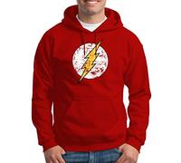 TShirt-People The Flash Logo - Sudadera con capucha para hombre, rojo, M