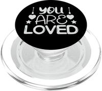 Tshirt You Are Loved, Faith Love God PopSockets PopGrip para MagSafe