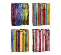 TSI 84311 12 - Bolsas de regalo (modelos surtidos), diseño de rayas