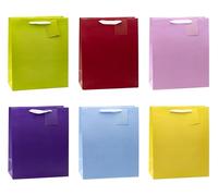 TSI 86311 - Bolsas de regalo (12 unidades, 32 x 26 x 13,5 cm), color blanco