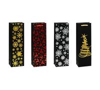 TSI 88280 88280-A - Bolsa de regalo de Navidad (12 unidades, 36 x 12 x 8 cm)