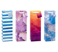 TSI Art Design 85287 - Bolsas de regalo (12 unidades, tamaño: 36 x 12 x 8 cm), diseño de botella