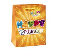 TSI Happy Birthday 84014-1 - Bolsas de regalo (tamaño mediano, 23 x 18 x 10 cm, 3 unidades)