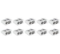 TSI Sacapuntas doble de aluminio, 10 unidades, número de referencia 45448-A