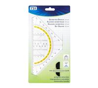 TSI 46322 Triángulo Geométrico con Empuñadura Desmontable 25 cm Hypotenuse