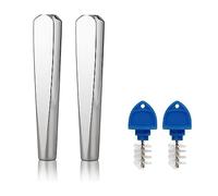 tsingseen life 2pcs cerveza manija del grifo manija del grifo estándar 3/8 "Alambre cerveza manija del grifo Torre de la barra, latón cromado
