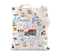 TSITP Inspire - Bolso de hombro con diseño de primos para la playa, regalo de programa de televisión, romance de verano, Cousinsbeach T UK, INCHES