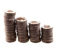 Tskcvy 100 Piezas de Pellets de Turba Profesional Planta de de Bloque de Suelo Tapones de PláNtula JardíN Ambiental Vivero